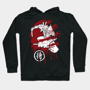 Samurai Blood Moon Warrior Hoodie